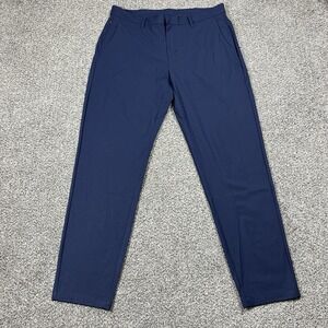 Fabletics Pants Mens 36x34 Blue Don Trouser Classic Straight Quick Dry Stretch